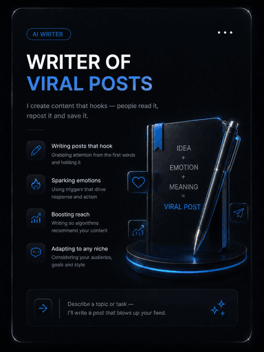 Viral post writer